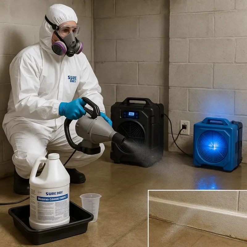 Sanitization and Odor Removal process in Zeeland, MI